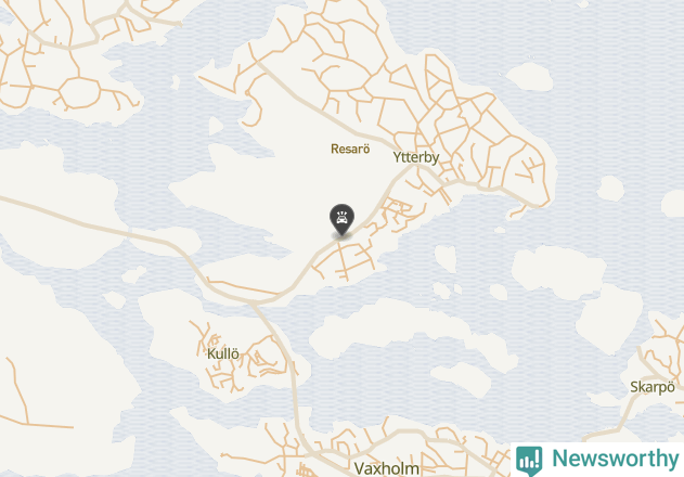 Karta över viltolyckor i Vaxholms kommun