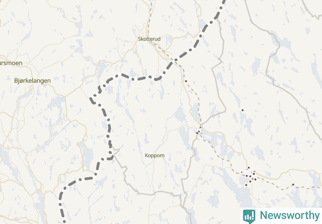 Karta över Eda kommun