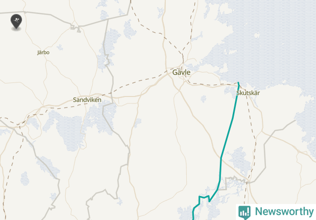 Karta över Älvkarleby kommun