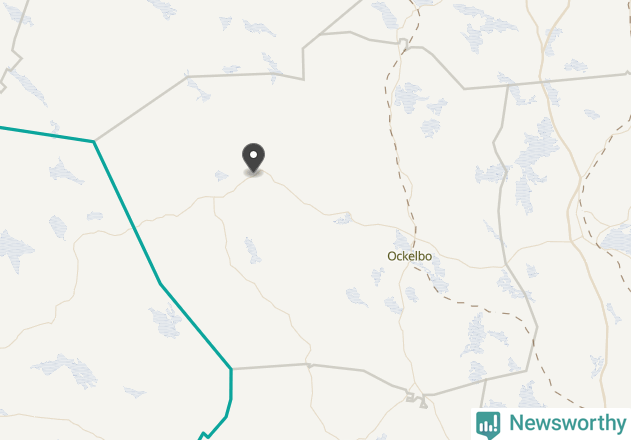 Karta över väderstationer i artikeln