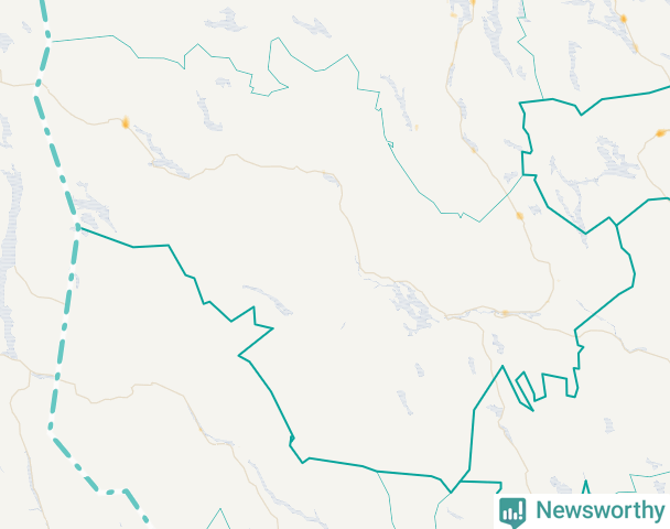 Karta över Härjedalens kommun