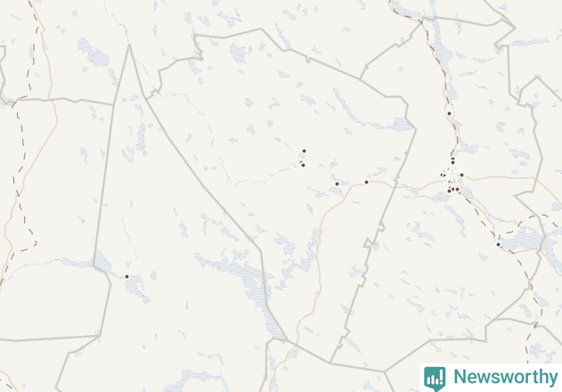 Karta över Ovanåkers kommun