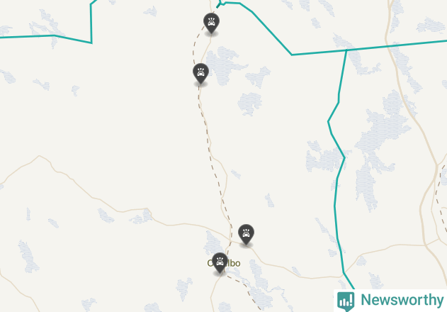 Karta över viltolyckor i Ockelbo kommun