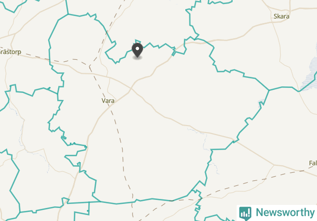 Karta över väderstationer i artikeln