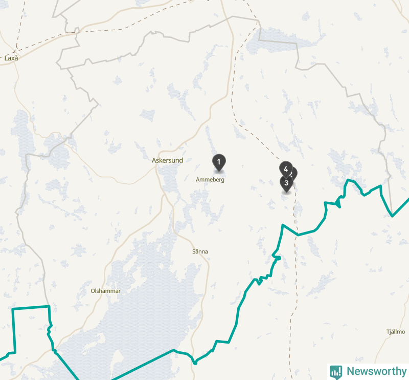 Karta över Askersunds kommun