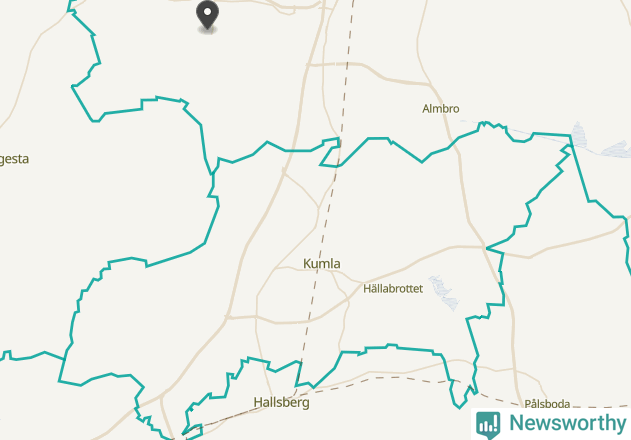 Karta över väderstationer i artikeln