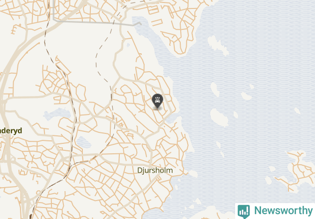 Karta över viltolyckor i Danderyds kommun