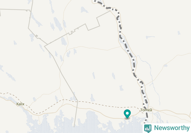 Karta över Haparanda kommun