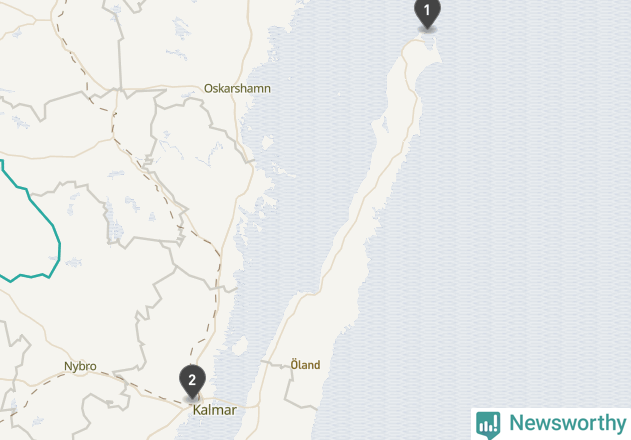 Karta över väderstationer i artikeln