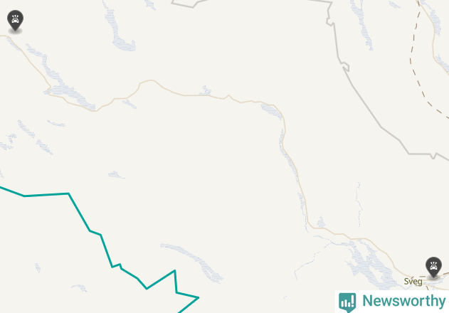Karta över viltolyckor i Härjedalens kommun