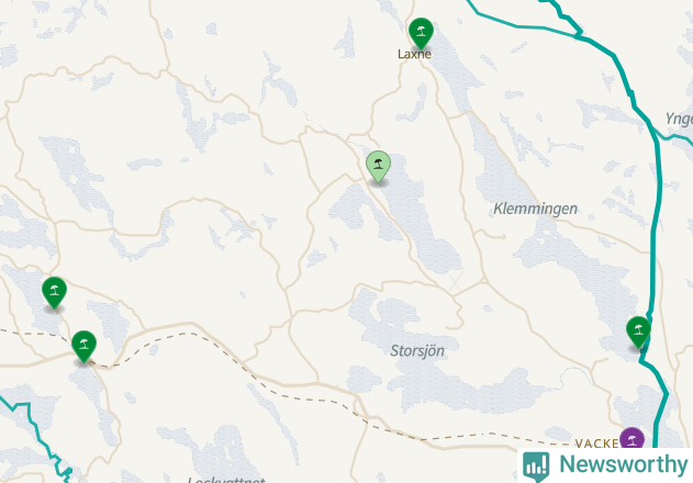 Karta över Gnesta kommun