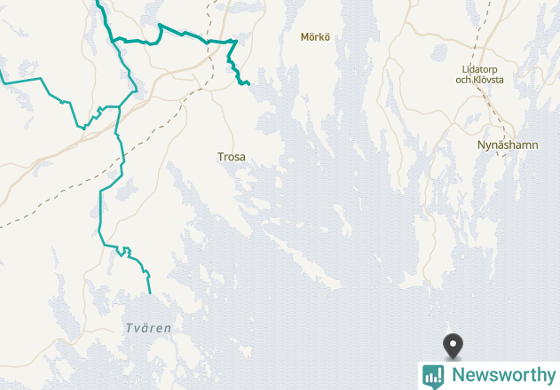 Karta över väderstationer i artikeln