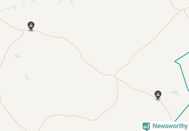 Karta över viltolyckor i Nybro kommun