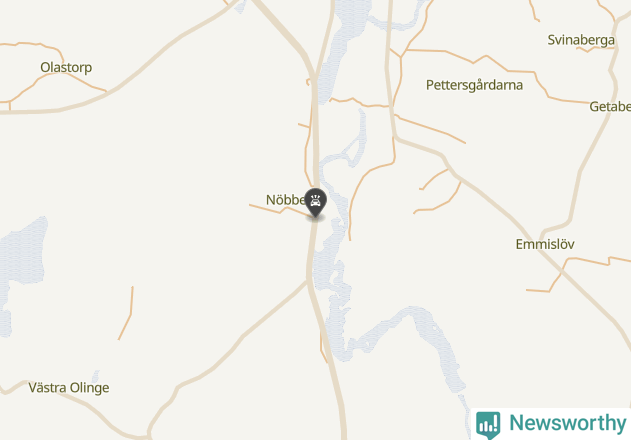 Karta över viltolyckor i Östra Göinge kommun