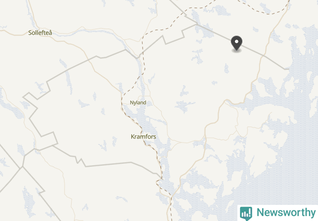 Karta över väderstationer i artikeln