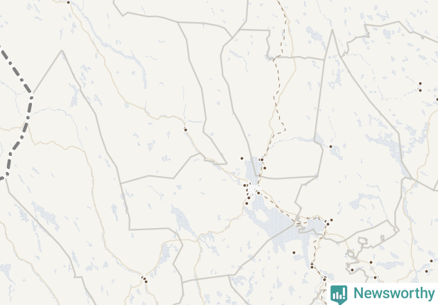 Karta över Mora kommun